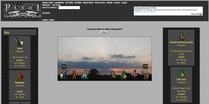 Challenging a powerful group of pixals